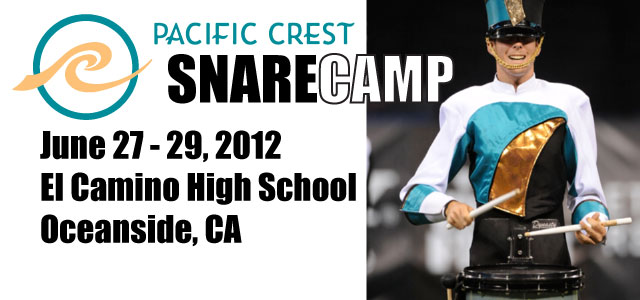 Registration Now Open for Summer Snare Camp 2012!